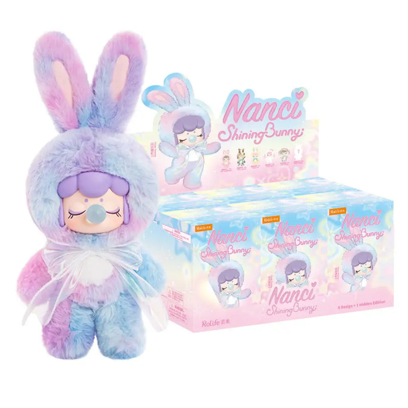 Chargez l&#39;image dans la visionneuse de la galerie, Robotime - Rolife Nanci Shining Bunny 1pc Plush Blind Box
