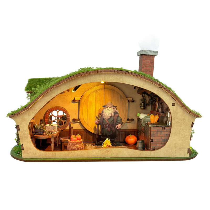 Load image into Gallery viewer, Hands Craft DIY Fern Hollow Miniature House Kit
