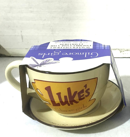Gilmore Girls Lukes Logo 22oz Oversized Ceramic Teacup