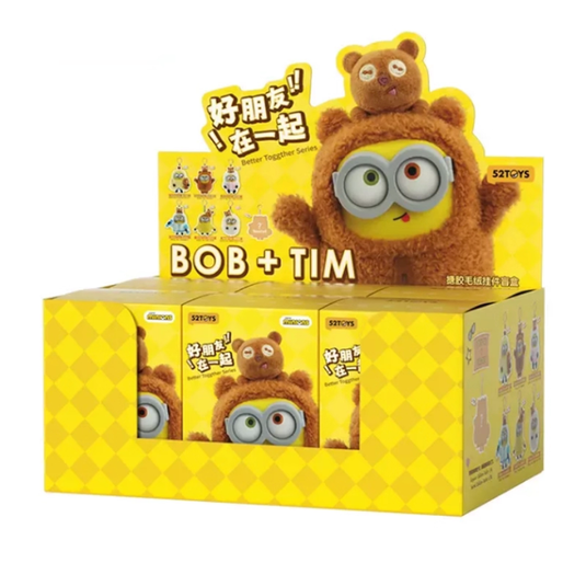 Bob & Tim Best Buddies Forever 1Pc Vinyl Plush Keychain Blind Box