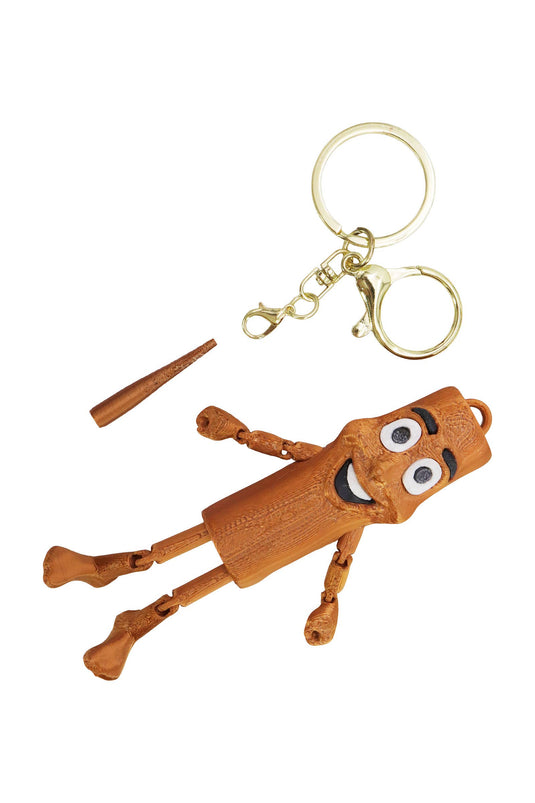 Brain Rot Meme 3d Print Articulated 1pc Keychain