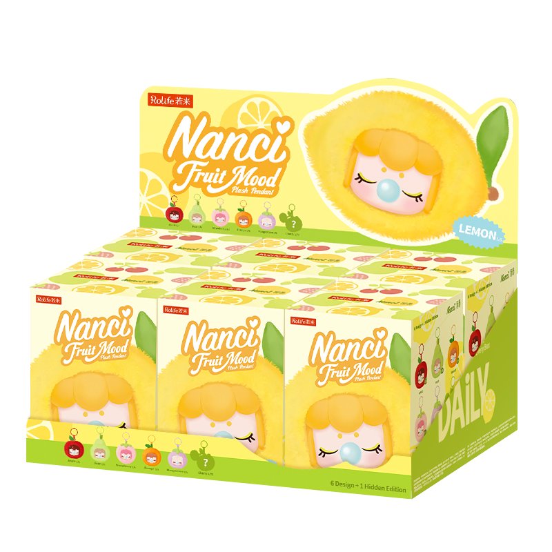 Cargue la imagen en el visor de la galería, Robotime Rolife Nanci&#39;s Fruit Mood Surprise Plush Pendant 1 Pc Mystery Box
