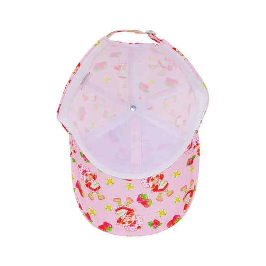 Concept One Strawberry Shortcake™  Pink All Over Print Baseball Hat
