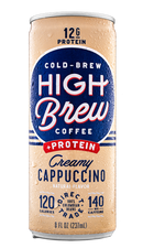 High Brew - Creamy Cappuccino +Protein Cold Brew Coffee