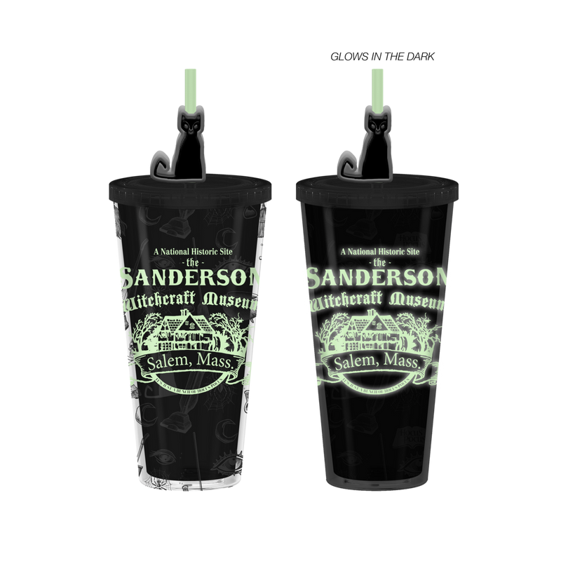 Chargez l&#39;image dans la visionneuse de la galerie, Hocus Pocus Glow in the Dark 24oz Plastic Cold Cup w/ Lid

