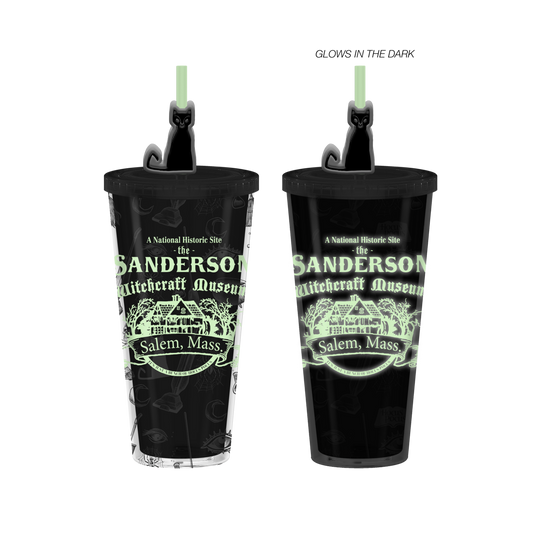 Hocus Pocus Glow in the Dark 24oz Plastic Cold Cup w/ Lid