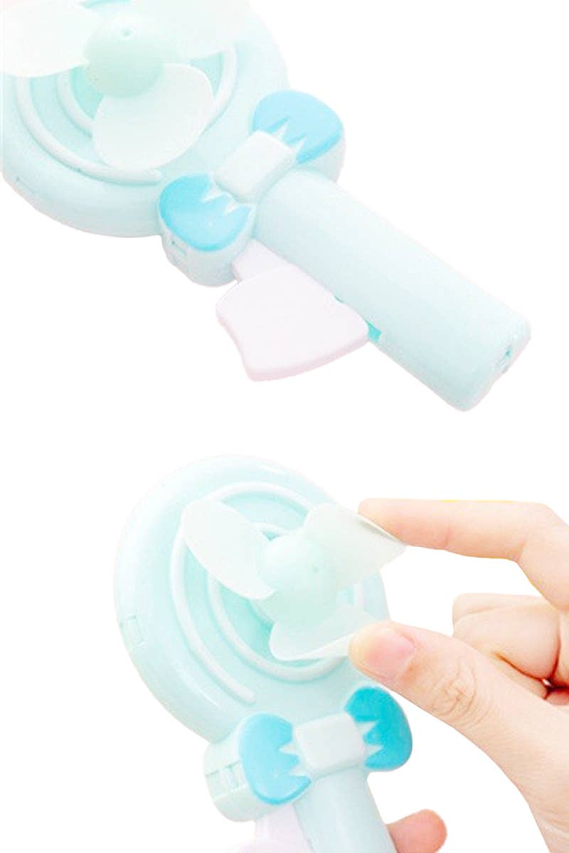 Load image into Gallery viewer, Cap Zone - Lollipop 1Pc Manual Pressure Hand-Held Fan
