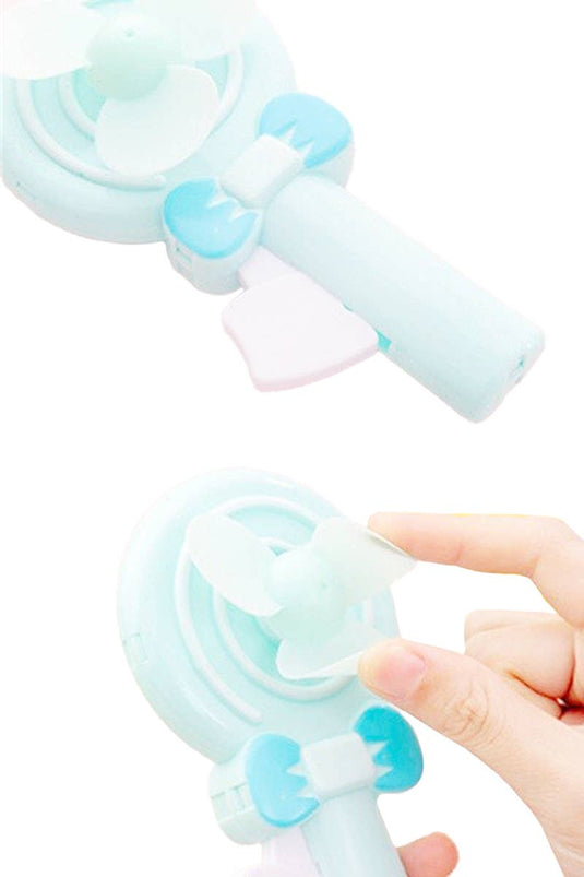Cap Zone - Lollipop 1Pc Manual Pressure Hand-Held Fan