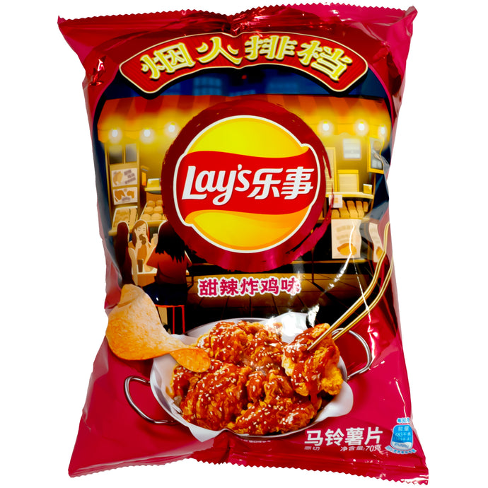 Lay's Potato Chips - Imitation Sweet Spicy Fried Chicken Flavor 70g