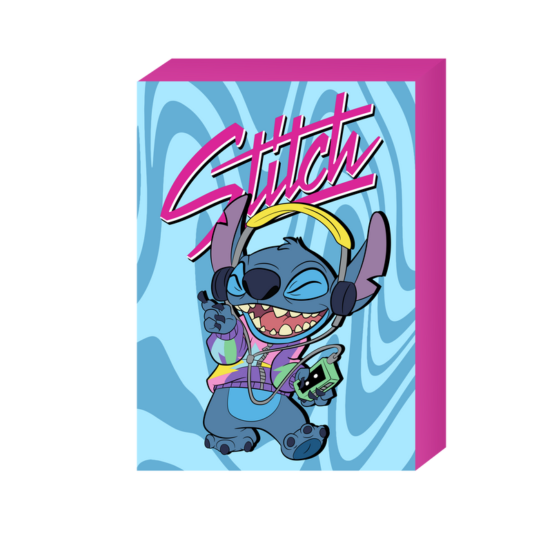 Lilo and Stitch Jamming 5" x 7" x 1.5" Box Sign Wall Art