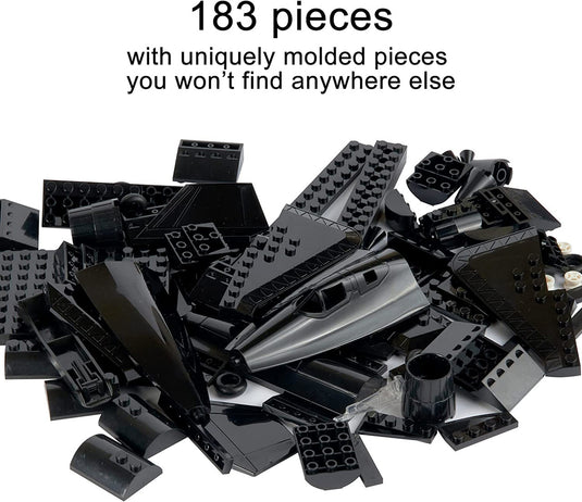 Wange Bricks: Military MOC SR-71 Blackbird Aircraft Brick Toy