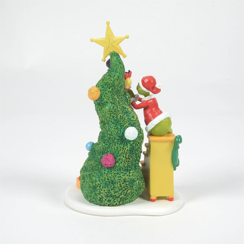 Cargue la imagen en el visor de la galería, Enesco Dr. Seuss Grinch Village - It Takes Two, Grinch &amp; Cindy-L Mini Figure
