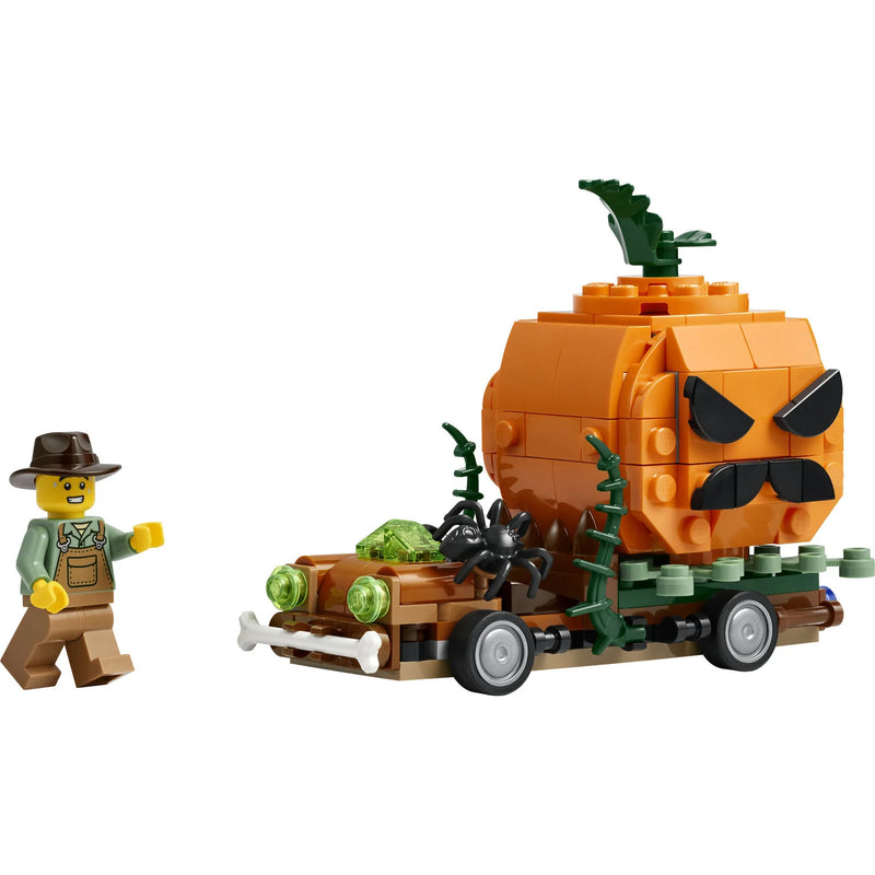 Load image into Gallery viewer, Lego: Jack-O'-Lantern - Pickup Truck Building Figure
