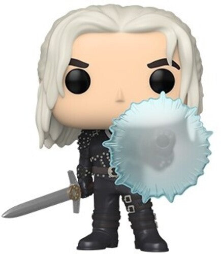 Chargez l&#39;image dans la visionneuse de la galerie, Funko Pop! Télévision : Witcher S2 - Figurine en vinyle Geralt (bouclier)
