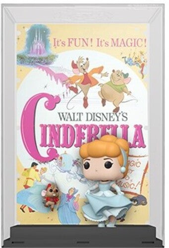 ¡Funko Pop! Póster de la película: Disney- Figura de vinilo de Cenicienta 