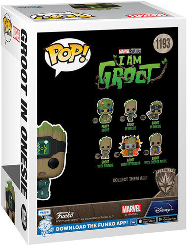 Chargez l&#39;image dans la visionneuse de la galerie, POP Marvel : I Am Groot - Pyjama short Groot avec livre
