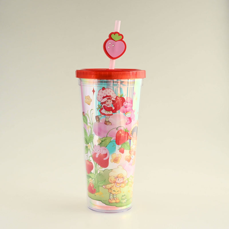 Load image into Gallery viewer, Care Bears &amp; Strawberry Shortcake 24oz Iridescent Cold Cup
