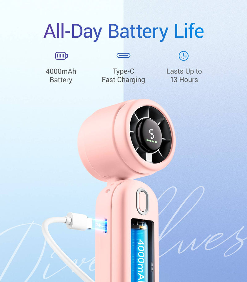 Cargue la imagen en el visor de la galería, Turbo Wind Handheld Fan - Blow Dryer Power Most compact

