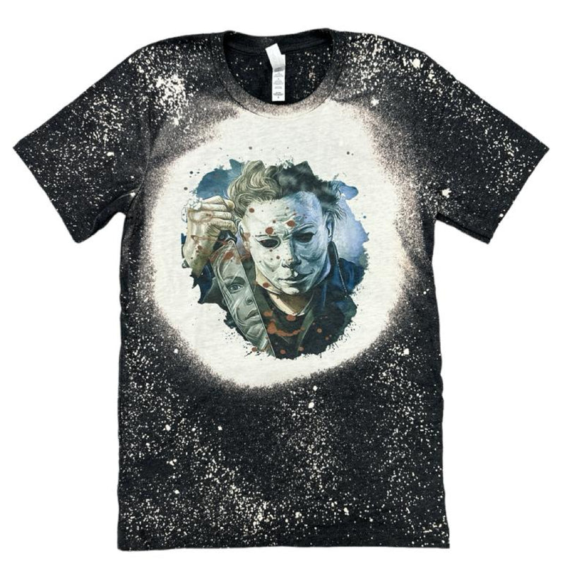 Cargue la imagen en el visor de la galería, Michael Myers - Bleached Tie Dye T-Shirt
