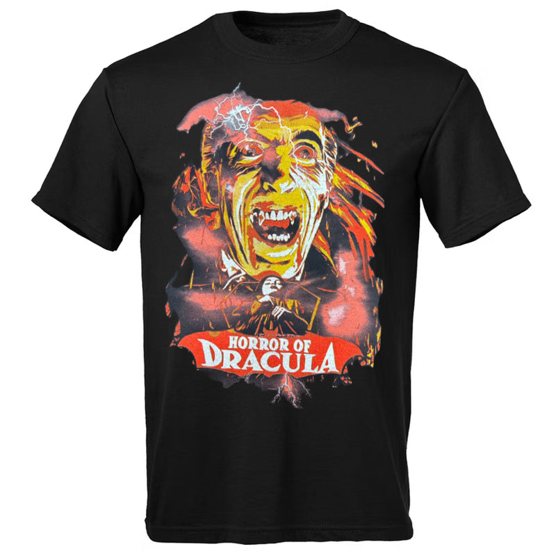 Chargez l&#39;image dans la visionneuse de la galerie, Horror Of Dracula Black Mens T-Shirt
