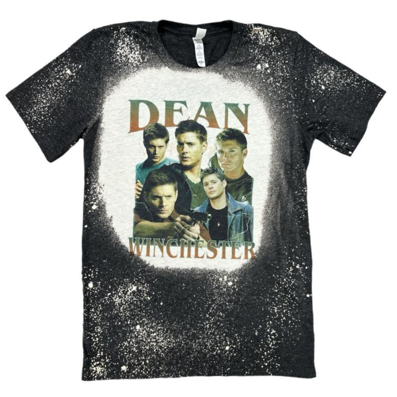 Supernatural - Dean Winchester Bleached Tie Dye T-Shirt