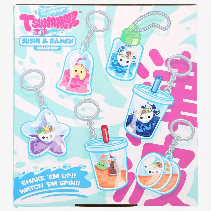 U.C.C. Distributing Tsunameez Sushi & Ramen 1Pc Water Keychain Blind Bag