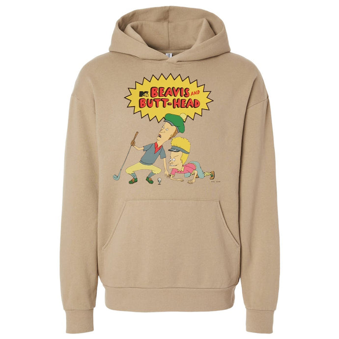 MTV - Beavis And Butthead Pullover Graphic Sand Hoodie