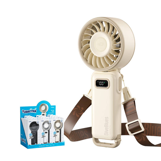 Turbo Wind Handheld Fan - Blow Dryer Level Power Fanzy