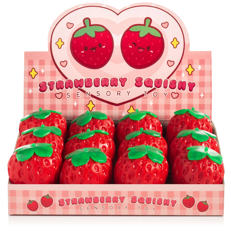 Cargue la imagen en el visor de la galería, Strawberry Shaped Sensory Toy
