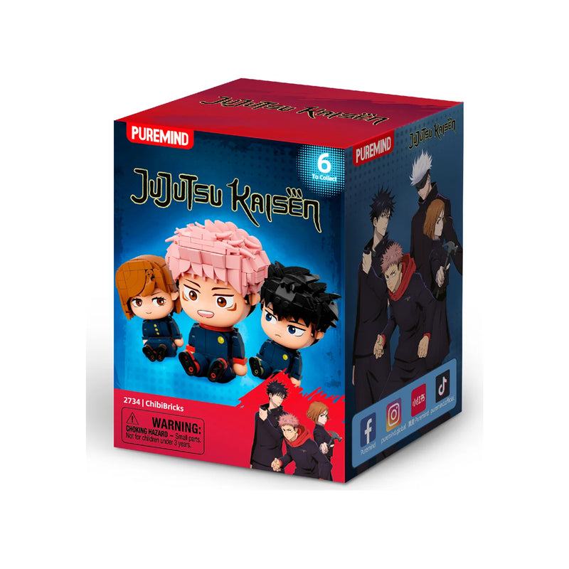 Chargez l'image dans la visionneuse de la galerie, Puremind x Jujutsu Kaisen - ChibiBricks Series Vinyl 1pc Mystery Box
