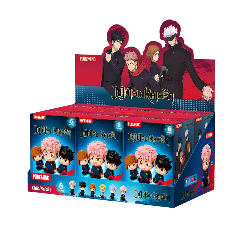 Chargez l'image dans la visionneuse de la galerie, Puremind x Jujutsu Kaisen - ChibiBricks Series Vinyl 1pc Mystery Box

