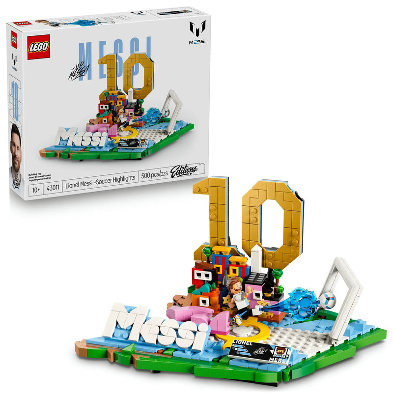 Load image into Gallery viewer, Lego Soccer Legend - Lionel Messi Soccer Highlights Figure
