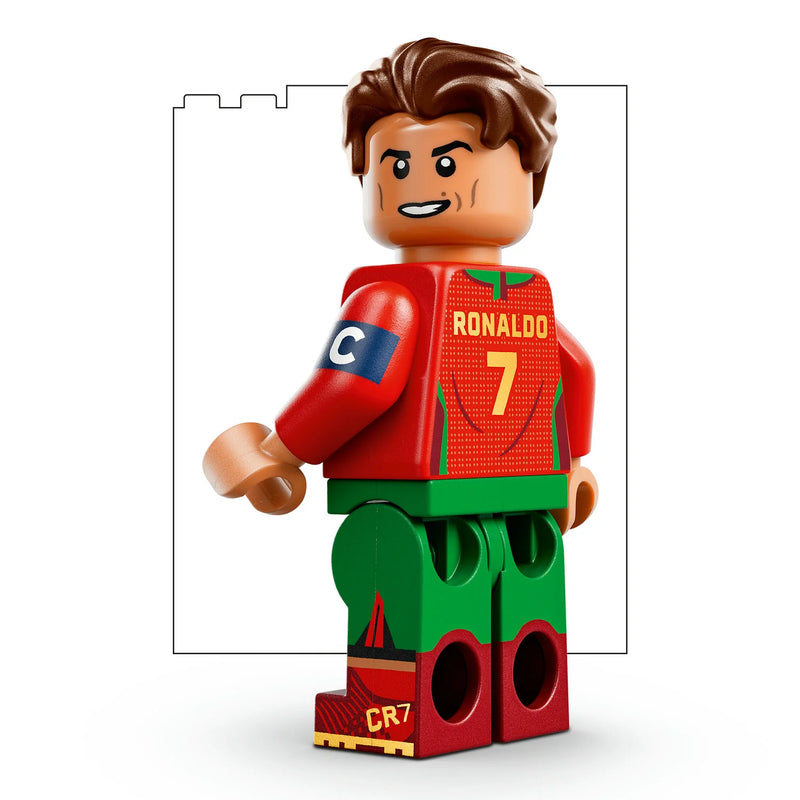 Load image into Gallery viewer, Lego Soccer Legend - Cristiano Ronaldo Soccer Highlights Figure
