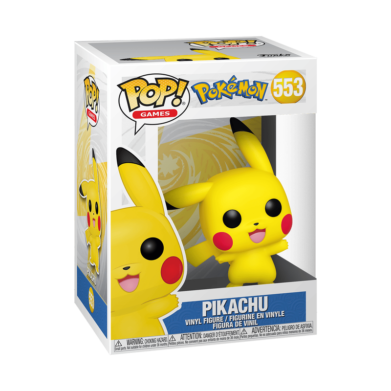 Load image into Gallery viewer, Funko POP! Games: Pokemon - Pikachu (Waving) Vinyl Figure
