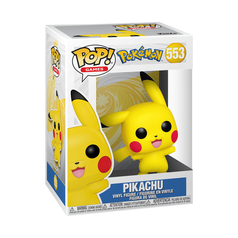 ¡Funko POP! Juegos: Pokemon - Pikachu (Agitando) 