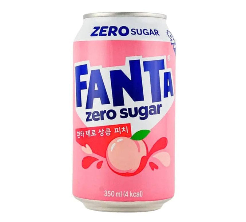 Cargue la imagen en el visor de la galería, Fanta Zero Sugar Refreshing Peach 350ml (Korea)

