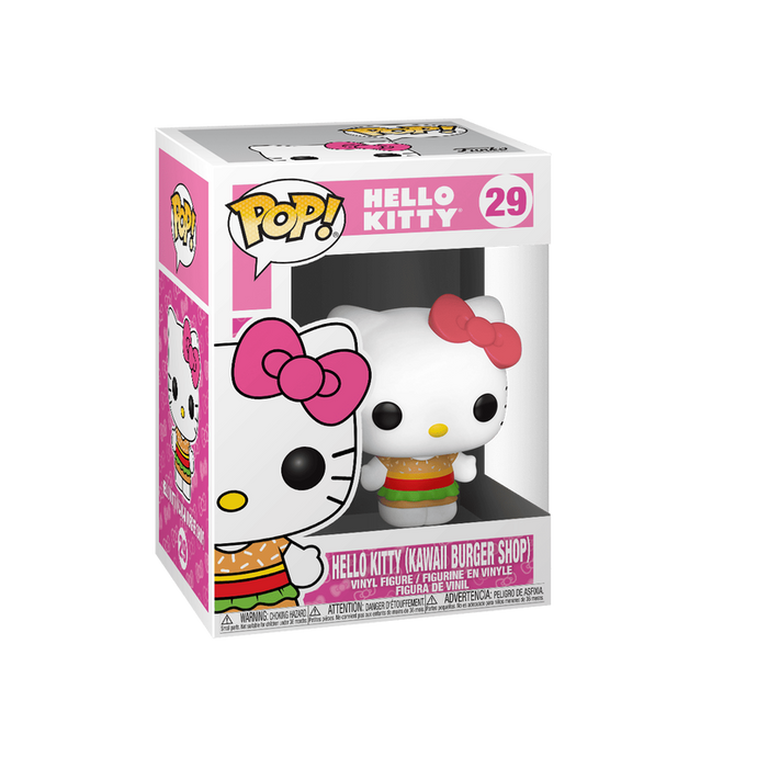 ¡Funko POP! Sanrio: Hello Kitty T2 - Hello Kitty (hamburguesería kawaii)