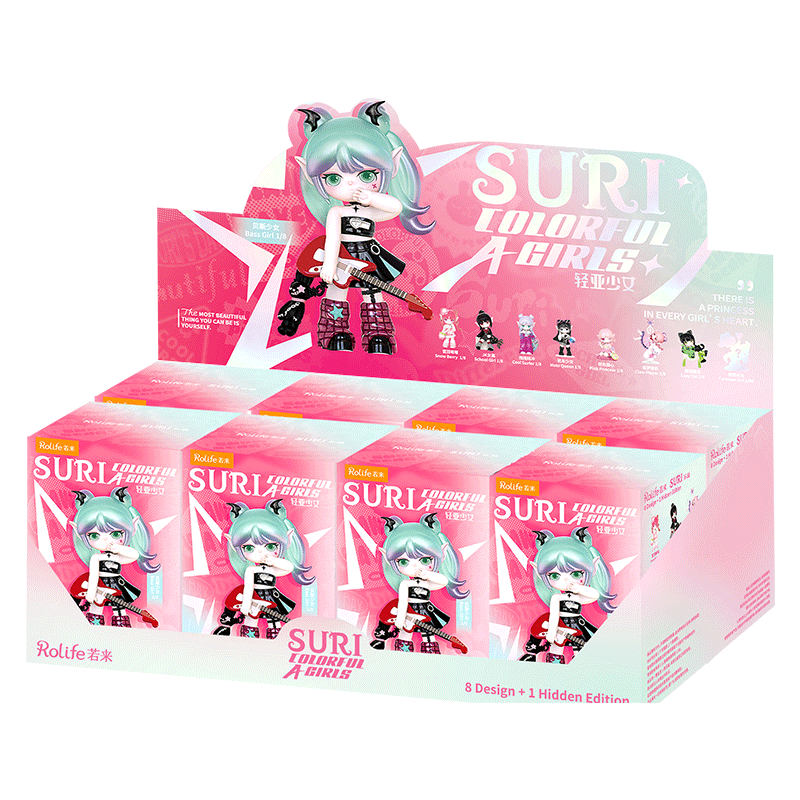 Chargez l&#39;image dans la visionneuse de la galerie, Robotime Rolife - Suri&#39;s Colorful Girls Figure Dolls 1pc Blind Box
