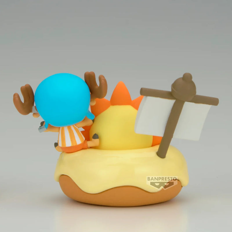 Cargue la imagen en el visor de la galería, Little Buddy One Piece Paldolce Collection Chopper, Bepo &amp; Pirate Ship (B:Tony Tony Chopper)  Figure
