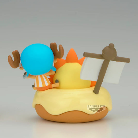 Little Buddy One Piece Paldolce Collection Chopper, Bepo & Pirate Ship (B:Tony Tony Chopper)  Figure