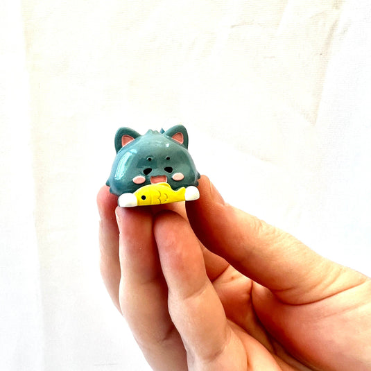 BCmini Kitten Hakim's Meow Life Cat Figurine Blind Box