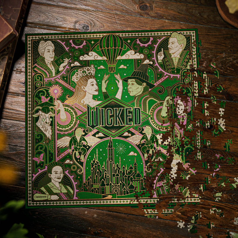 Cargue la imagen en el visor de la galería, Wicked For Good - Characters Jigsaw Puzzle
