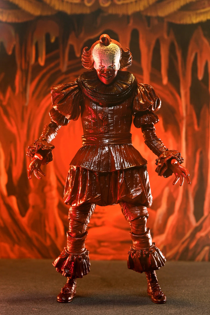 Cargue la imagen en el visor de la galería, IT: Welcome to Derry Ultimate Blood Pennywise Action Figure
