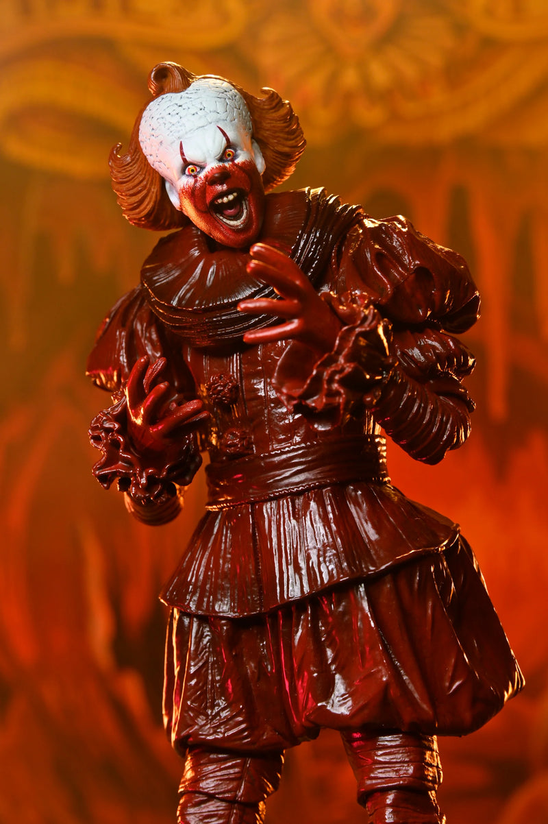 Cargue la imagen en el visor de la galería, IT: Welcome to Derry Ultimate Blood Pennywise Action Figure
