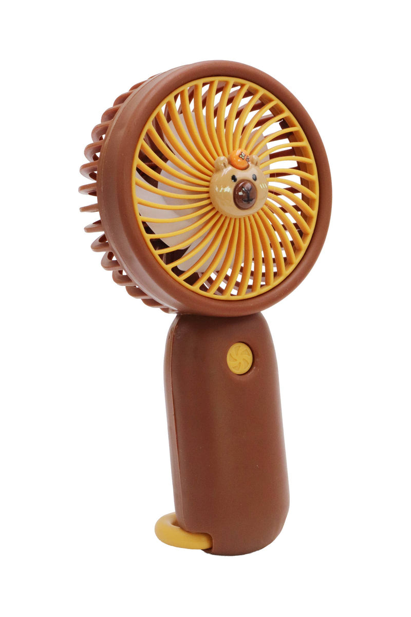 Load image into Gallery viewer, Capybara - Decal Ring Stand Handheld 1pc Electric Fan
