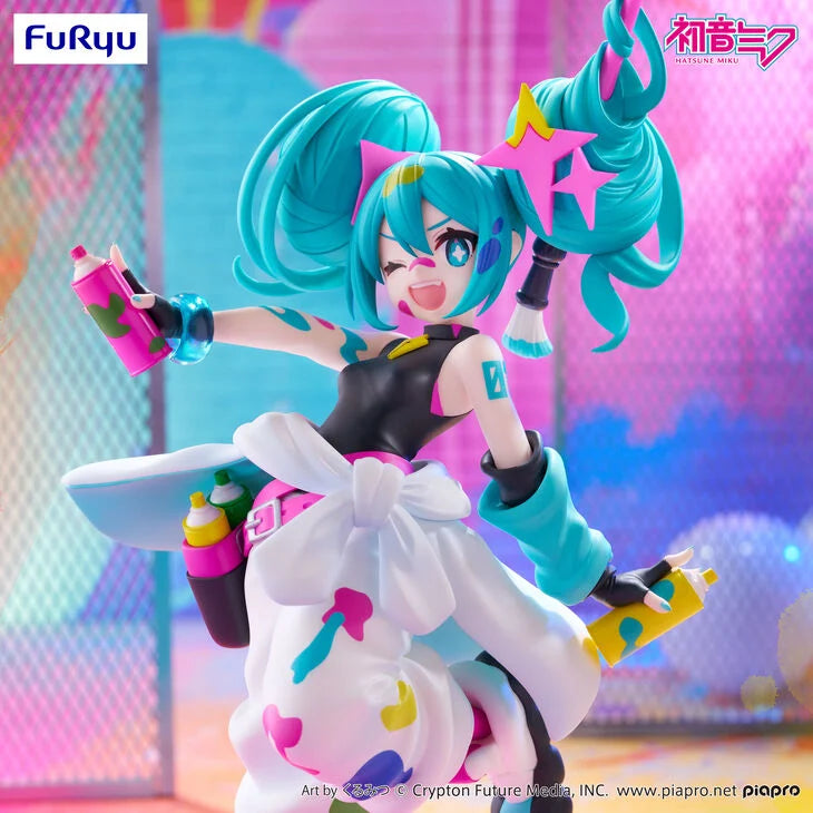 Load image into Gallery viewer, Clever Idiots Inc. Hatsune Miku - Hatsune Miku Trio-Try-iT Prize Paint Girl Ver. Figure
