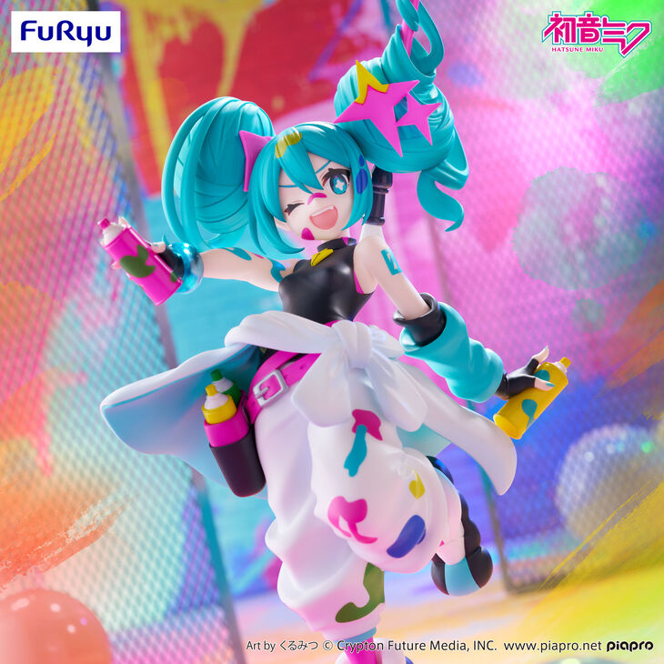 Load image into Gallery viewer, Clever Idiots Inc. Hatsune Miku - Hatsune Miku Trio-Try-iT Prize Paint Girl Ver. Figure
