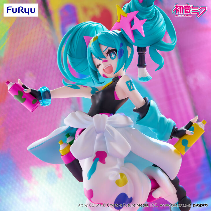 Load image into Gallery viewer, Clever Idiots Inc. Hatsune Miku - Hatsune Miku Trio-Try-iT Prize Paint Girl Ver. Figure
