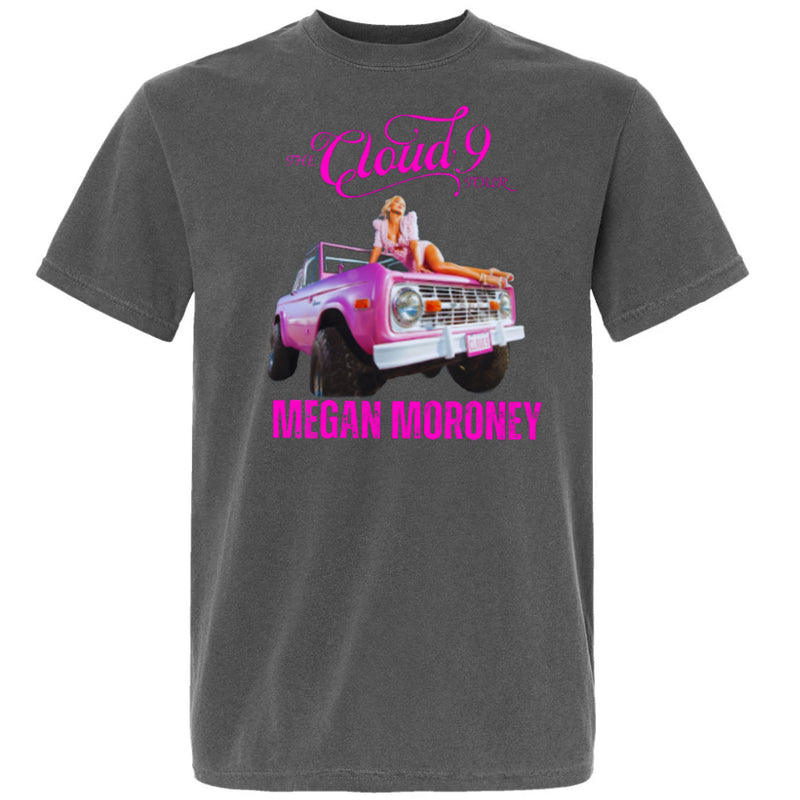 Cargue la imagen en el visor de la galería, Megan Moroney - The Cloud 9 Tour Charcoal Comfort Color T-shirt
