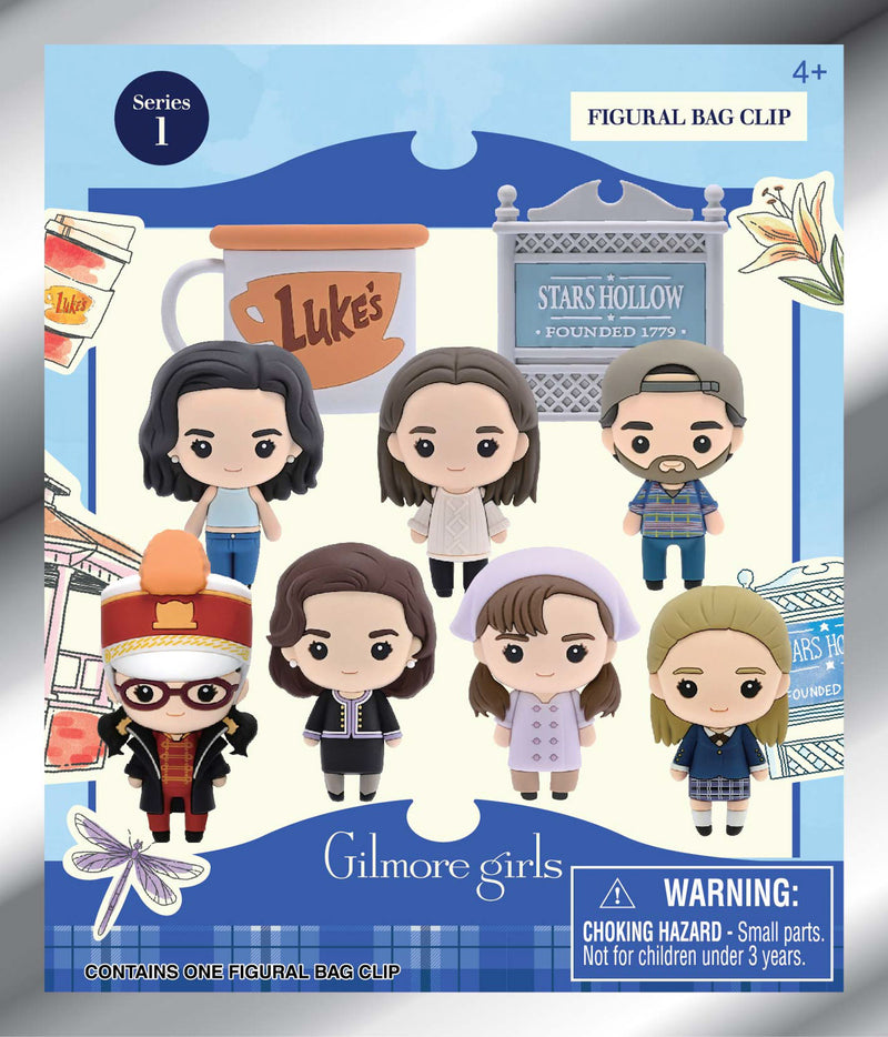 Cargue la imagen en el visor de la galería, Monogram Gilmore Girls Series 1 Blind Bag 3D Foam Bag Clip | 1 Random
